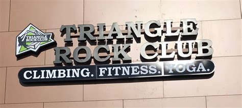 Triangle Rock Club, Durham, NC - East West Sign Group