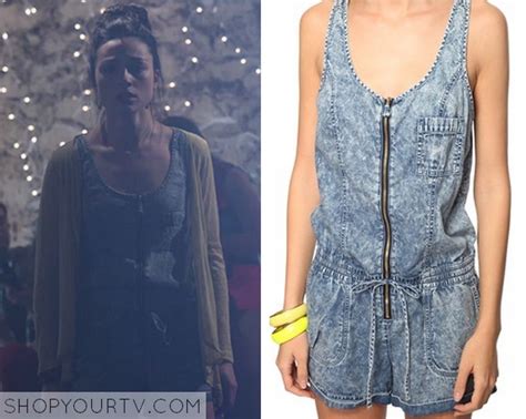 Teen Wolf: Season 2 Episode 8 Allison's Denim Playsuit | Shop Your TV