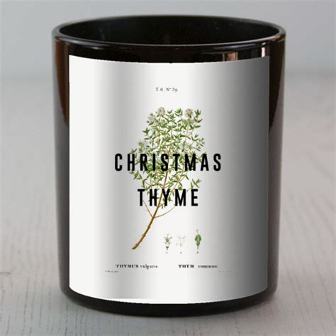 Christmas Thyme - scented candle gift designed by The 13 Prints on Art Wow