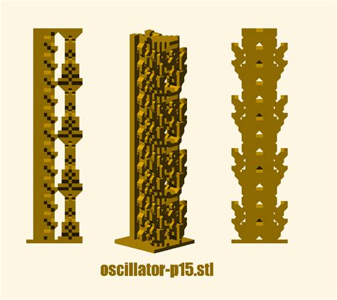 Conway's World #2: Oscillators by Fernando Jerez | Download free STL model | Printables.com