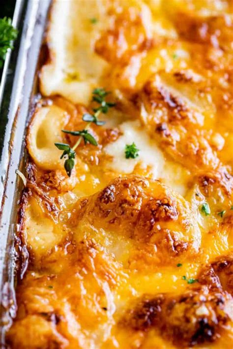 Cheesy Scalloped Potatoes Recipe - The Food Charlatan