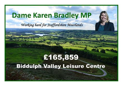 Karen welcomes £165,859 investment for Biddulph Valley Leisure Centre ...