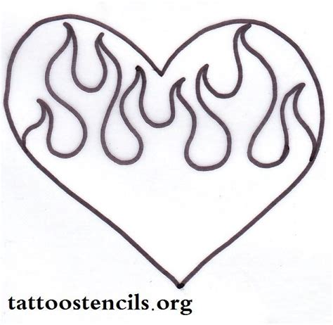 tattoostencils.org - Black Heart Tattoo | Heart drawing, Love heart drawing, Easy heart drawings