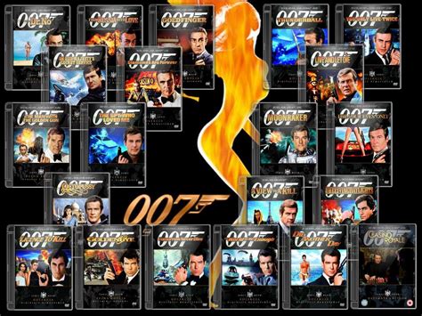 James Bond DVD Case Collection by gandiusz on DeviantArt