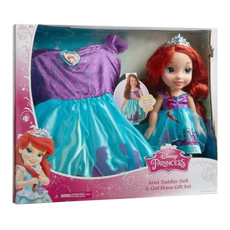 Disney Princess - Ariel Toddler Doll with Matching Child's Dress - 18 Inches Tall - Gift Set ...