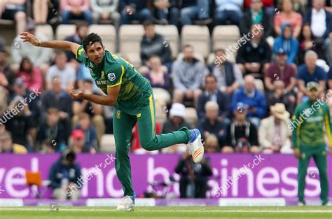 Keshav Maharaj South Africa Bowling Action Editorial Stock Photo ...