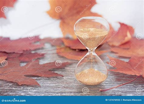 Daylight Saving Time. Wall Clock Going To Winter Time Stock Image ...