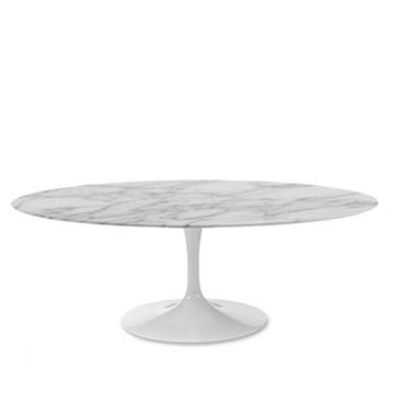 Tulip oval coffee table - Mikaza Meubles modernes Montreal Modern ...