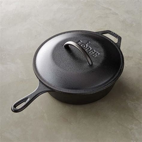 Lodge Cast-Iron Covered Deep Skillet | Williams Sonoma AU