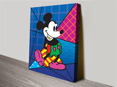 Mickey Mouse Colourful Pop Art Print Kareela Sydney Australia