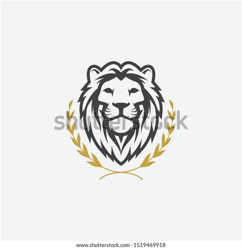 Lion Luxury Logo Icon Template Elegant: เวกเตอร์สต็อก (ปลอดค่าลิขสิทธิ์ ...