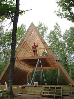 Our A-Frame Cabin: Makin the "A's"