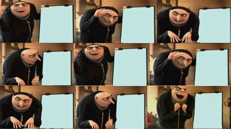 Gru meme 9 panel Blank Template - Imgflip