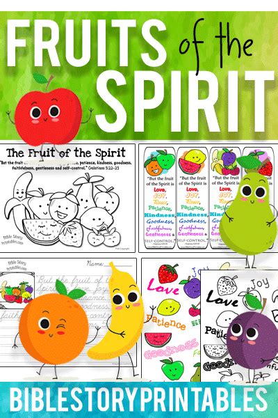 Free Printable Fruit Of The Spirit Bookmarks - PRINTABLE TEMPLATES