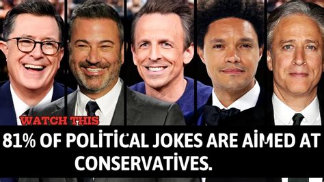 Watchdog finds 81% of all political late night show jokes in 2023 targeted conservatives //news ...