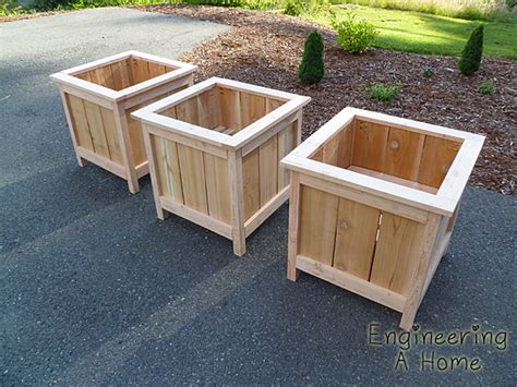 To know Pine wood planter box - Bench woodworking