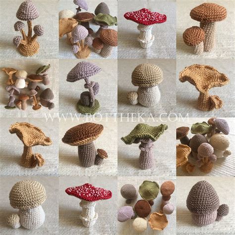 Mushroom collection | Crochet mushroom, Yarn crafts, Crochet crafts