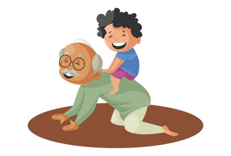 Elderly Dad Illustrations Images & Vectors - Royalty Free