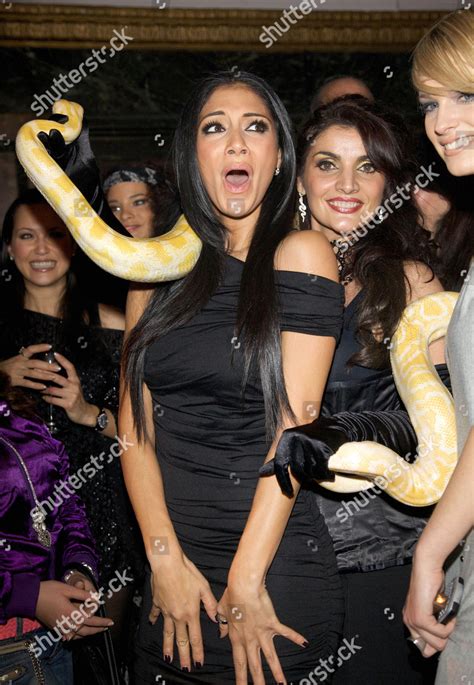 Nicole Scherzinger Guests Snake Editorial Stock Photo - Stock Image ...