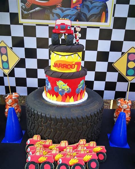 Kara's Party Ideas Blaze and the Monster Machines Birthday Party | Kara's Party Ideas