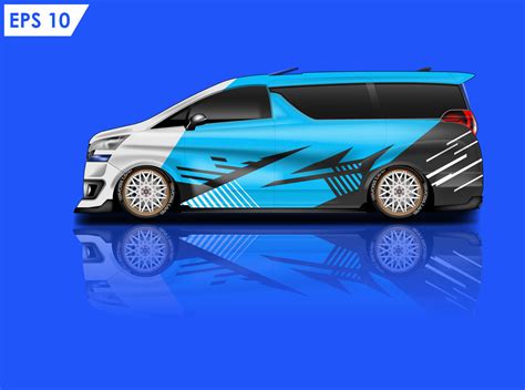 Car wrap mockup design vector eps10 by Alleuy on Dribbble