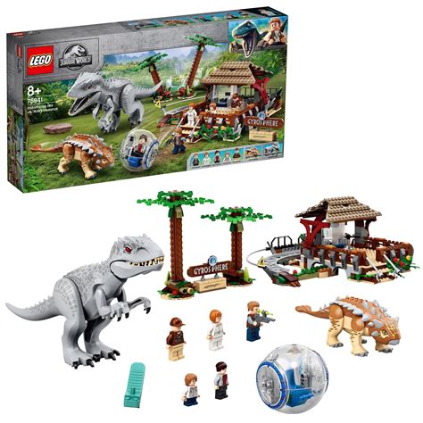 Buy LEGO 75941 Jurassic World Indominus Rex vs. Ankylosaurus Dinosaurs Set with Gyrosphere ...