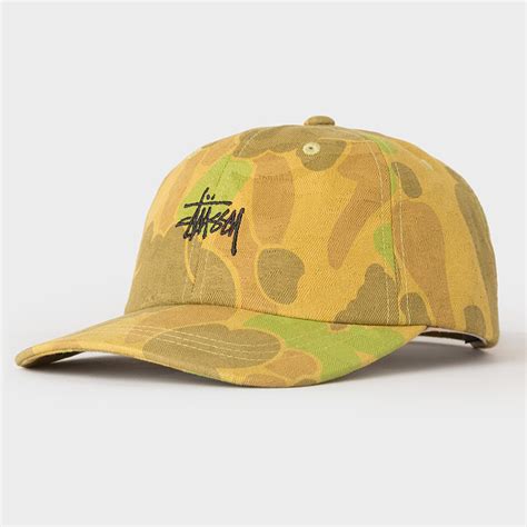 Stussy 131715-BRN Stussy Jacquard Camo Strapback Hat Men's - Camo/Brown ...