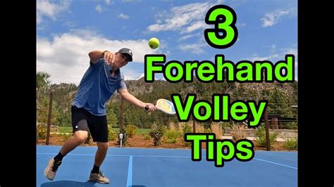 3 Tips To Improve Your Forehand Volley (Spec Tennis) - YouTube