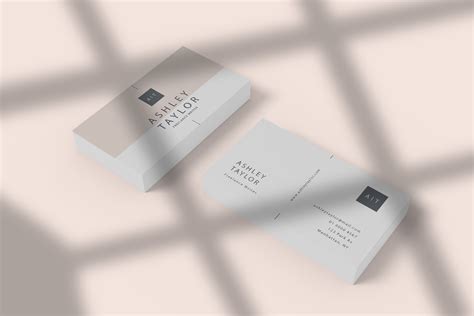 Clean Business Card Mockup - Design Cuts