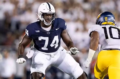 Olu Fashanu, Penn State OL ready for Illinois DL Jer’Zhan Newton in a ...