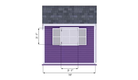 20x10 Garden Shed Plan - Shedplans.org