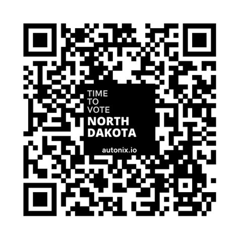 Vote by QR Code in North Dakota | QR Code to Voter Registration by State