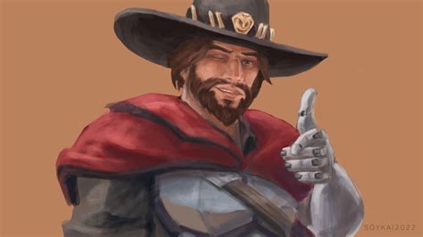 ArtStation - Howdy | OVERWATCH 2 Cole Cassidy Portrait