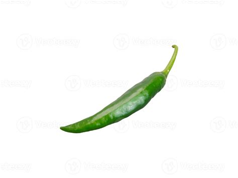 Green Chili Pepper Isolated on White Background 26476104 Stock Photo at Vecteezy