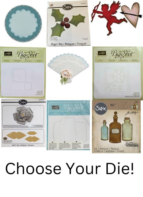 Sizzix Dies Choose Your Sizzix Die New in the Package - Etsy