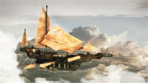 The magic of the Internet | Steampunk ship, Flying ship, Steampunk airship