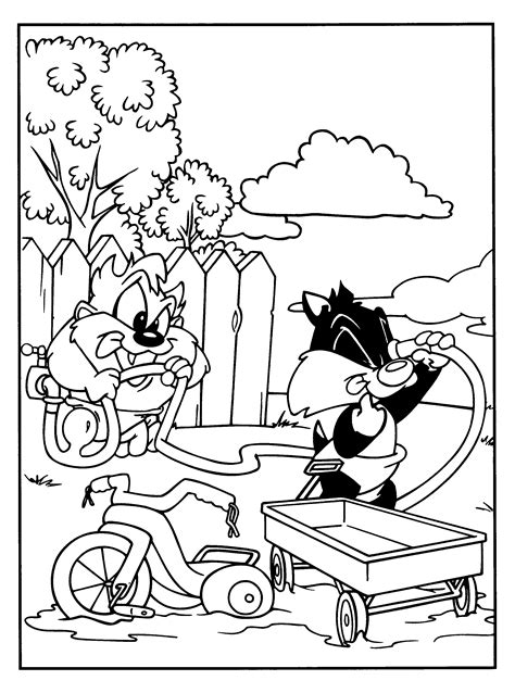 Baby looney tunes Coloring Pages - Coloringpages1001.com