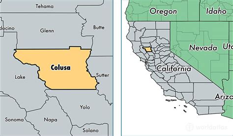 Colusa California Map - Zip Code Map