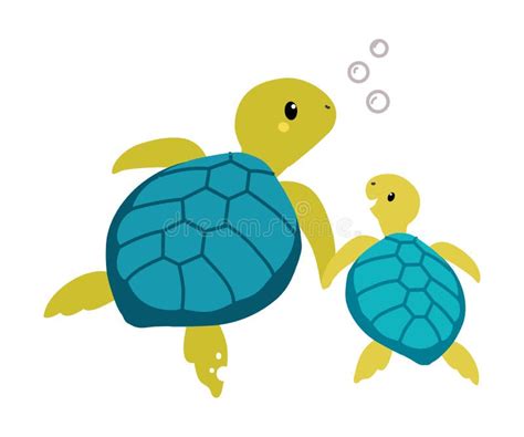 Turtle Mom Baby Stock Illustrations – 72 Turtle Mom Baby Stock Illustrations, Vectors & Clipart ...