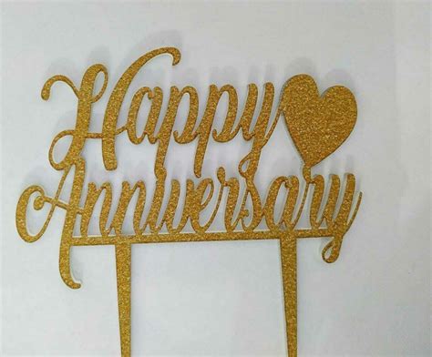 Happy Anniversary Cake Topper Printable Free