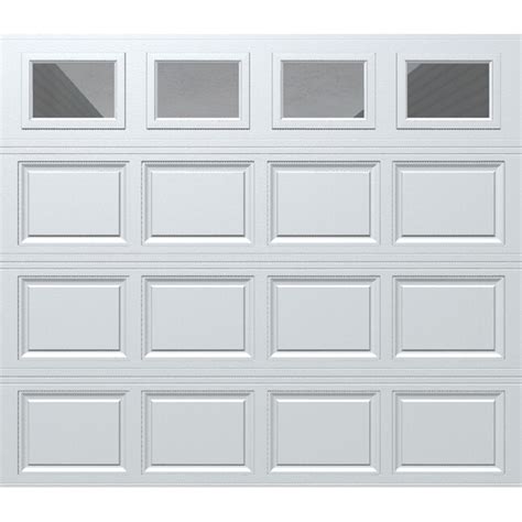 Wayne Dalton Classic Steel Model 8300 8-ft x 7-ft Insulated White ...