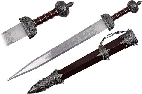 Roman Guard Gladius Sword & Scabbard, Swords - Amazon Canada