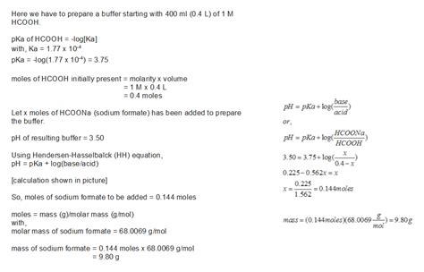 Henderson Hasselbalch Equation Calculator