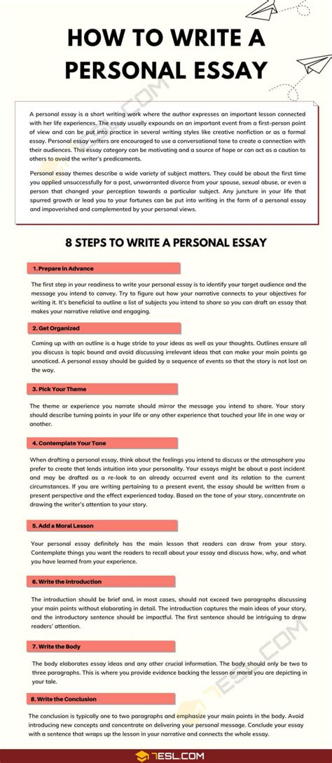 Personal Essay | How to Write a Personal Essay in English