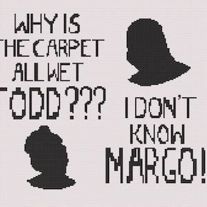 Todd and Margo Quote Cross-stitch Pattern - Etsy