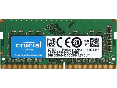 Crucial 8GB Single DDR4 2400 260-Pin SODIMM Memory - Newegg.com