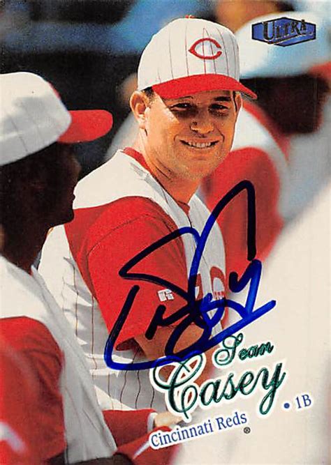 Sean Casey autographed baseball card (Cincinnati Reds, SC) 1998 Fleer Ultra #351