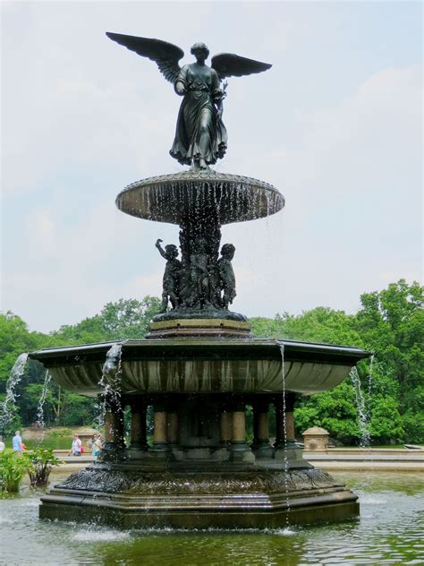 Bethesda Fountain, Central Park, New York City. July 9, 2013.