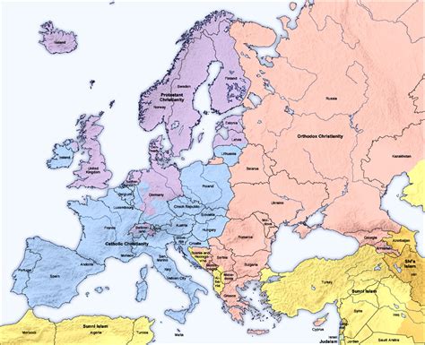 Cultural & Political maps of Europe - Europe Guide - Eupedia