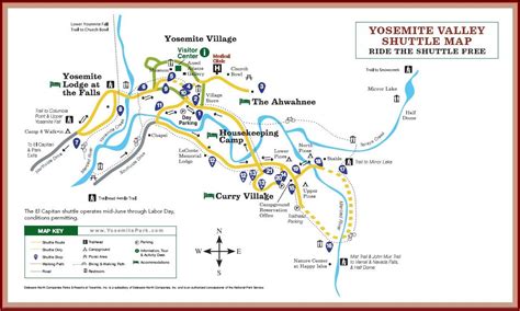 Map Yosemite Valley - Nehru Memorial